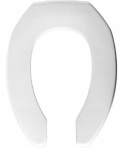 Best deal 🧨 Bemis Elongated Open Front Toilet Seat in White 🔔