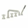 Wholesale 🔥 ROHL® Edwardian™ Three Handle Roman Tub Faucet in Polished Nickel 🌟 -ROHL Sales Query 1425