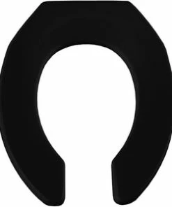 Hot Sale ๐ Bemis Round Front BOWL Plastic Closet SEAT Black ๐