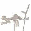 Buy 😉 ROHL® Studio Lever Handle Wall Mount Exposed Tub Set with Hand Shower in Satin Nickel 👍 -ROHL Sales Query 1433