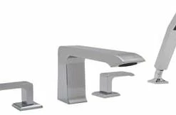 Best reviews of ❤️ ROHL® Hex® Two Handle Roman Tub Faucet in Polished Chrome ⌛