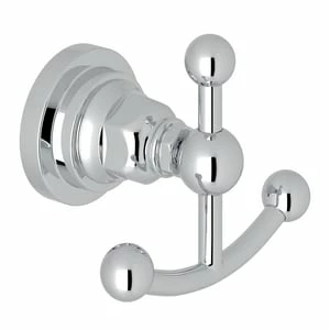 Best Sale 😉 ROHL® San Giovanni™ Single Wall Mount Double Robe Hook in Polished Chrome 🥰 3 Best Sale 😉 ROHL® San Giovanni™ Single Wall Mount Double Robe Hook in Polished Chrome 🥰