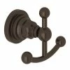 Cheapest ❤️ ROHL® San Giovanni™ Single Wall Mount Double Robe Hook in Tuscan Brass 😉 -ROHL Sales Query 1438