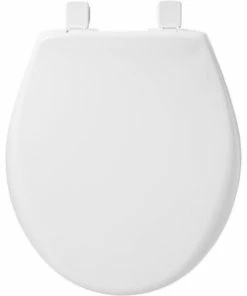 Brand new 😀 Bemis Sta-Tite® 16-5/8 in. Heave Duty Round Closed Front Toilet Seat with Cover in White 🔥