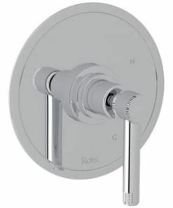 Coupon 👏 ROHL® Campo™ Pressure Balance Bath Trim Set with Single Lever Handle (Less Diverter) for RCT-1 Rough Valve in Polished Chrome 🤩