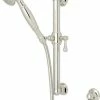 New 👍 ROHL® Palladian® Grab Bar Set with Hand Shower Hose and Outlet in Polished Nickel 👍 -ROHL Sales Query 1479