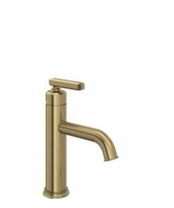 Deals 💯 ROHL® Apothecary™ Single Handle Centerset/Minispread Bathroom Sink Faucet in Antique Gold 🎁