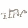 Brand new 🥰 ROHL® Two Handle Roman Tub Faucet in Satin Nickel 👏 -ROHL Sales Query 1491