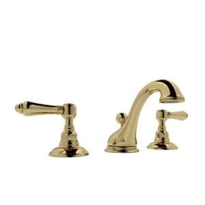 Best deal 💯 ROHL® Viaggio Two Handle Widespread Bathroom Sink Faucet in Unlacquered Brass ❤️ 3 Best deal 💯 ROHL® Viaggio Two Handle Widespread Bathroom Sink Faucet in Unlacquered Brass ❤️
