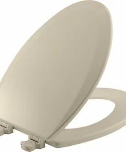 ROHL Sales 16 Flash Sale ⌛ Bemis Elongated Closed Front Toilet Seat with Cover in Almond 🎁