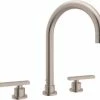 Outlet 😀 ROHL® Modern™ Two Handle Widespread Bathroom Sink Faucet in Satin Nickel 🔔 -ROHL Sales Query 175