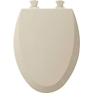 Flash Sale โ Bemis Elongated Closed Front Toilet Seat with Cover in Almond ๐ 5 Flash Sale โ Bemis Elongated Closed Front Toilet Seat with Cover in Almond ๐ - Image 3