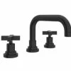 Buy 💯 ROHL® Lombardia Two Handle Widespread Bathroom Sink Faucet in Matte Black 🌟 -ROHL Sales Query 185