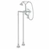 Top 10 🔔 ROHL® Palladian® Floor Mount Tub Filler with Metal Triple Cross Handle and Hand Shower in Polished Chrome 🧨 -ROHL Sales Query 189