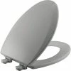 Brand new โจ Bemis Elongated Closed Front Toilet Seat with Cover in Silver ๐ 1 Brand new โจ Bemis Elongated Closed Front Toilet Seat with Cover in Silver ๐ -ROHL Sales Query 19