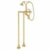 Deals 🔔 ROHL® Palladian® Floor Mount Tub Filler with Metal Triple Cross Handle and Hand Shower in Inca Brass ✨ 1 Deals 🔔 ROHL® Palladian® Floor Mount Tub Filler with Metal Triple Cross Handle and Hand Shower in Inca Brass ✨ -ROHL Sales Query 190