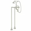 Cheapest 🔔 ROHL® Palladian® Floor Mount Tub Filler with Metal Triple Cross Handle and Hand Shower in Polished Nickel 🧨 2 Cheapest 🔔 ROHL® Palladian® Floor Mount Tub Filler with Metal Triple Cross Handle and Hand Shower in Polished Nickel 🧨 -ROHL Sales Query 191
