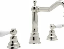 Buy 😉 ROHL® Arcana Two Handle Widespread Bathroom Sink Faucet in Polished Nickel ❤️