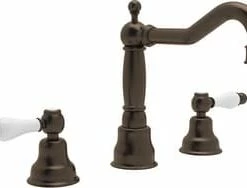 Budget 🤩 ROHL® Arcana™ Two Handle Bathroom Sink Faucet in Tuscan Brass 🎉