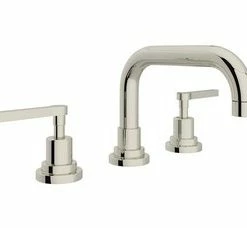 Coupon 🛒 ROHL® Lombardia® Two Handle Widespread Bathroom Sink Faucet in Polished Nickel ⭐
