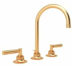 Best reviews of 😀 ROHL® Michael Berman Graceline™ Two Handle Widespread Bathroom Sink Faucet in Satin Gold Lever Handle 🎁