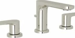 Discount 🌟 ROHL® MEDA™ Two Handle Widespread Bathroom Sink Faucet in Polished Nickel 🌟