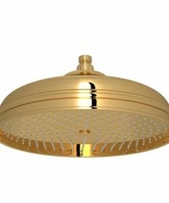Top 10 ✔️ ROHL® Avanti™ Single Function Rain Showerhead in Inca Brass ❤️