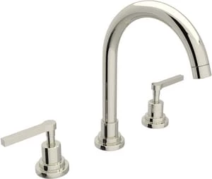 Hot Sale 🧨 ROHL® Lombardia® Two Handle Widespread Bathroom Sink Faucet in Polished Nickel 👍 3 Hot Sale 🧨 ROHL® Lombardia® Two Handle Widespread Bathroom Sink Faucet in Polished Nickel 👍