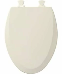 Buy ⭐ Bemis Elongated Closed Front Toilet Seat with Cover in Biscuit ⌛ -ROHL Sales Query 24