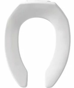 Flash Sale ๐ Bemis Elongated Open Front Toilet Seat in White โ