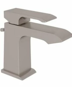Discount 🤩 ROHL® Caswell® Single Handle Monoblock Bathroom Sink Faucet in Satin Nickel 🎉