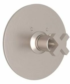 Promo 🧨 ROHL® Lombardia Avanti Single Handle Bathtub & Shower Faucet in Satin Nickel (Trim Only) ❤️