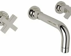 Cheap 🌟 ROHL® Lombardia Two Handle Widespread Bathroom Sink Faucet in Polished Nickel 😉