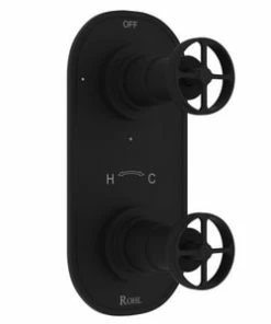 Best deal 👏 ROHL® Campo™ 4 in. Brass Valve Trim in Matte Black ⌛