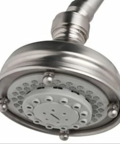 Best deal ✔️ ROHL® Bellia Multi Function Champagne, Classic and Massage Showerhead in Inca Brass ✔️