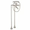 Buy ⌛ ROHL® Arcana™ Two Cross Handle Floor Mount Filler in Satin Nickel 😍 2 Buy ⌛ ROHL® Arcana™ Two Cross Handle Floor Mount Filler in Satin Nickel 😍 -ROHL Sales Query 304