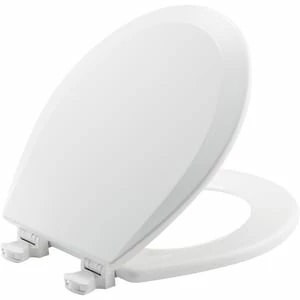 Budget ๐ Bemis Round Closed Front Toilet Seat with Cover in White ๐ 3 Budget ๐ Bemis Round Closed Front Toilet Seat with Cover in White ๐