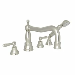 Cheap ⌛ ROHL® Miscelo™ Two Handle Roman Tub Faucet in Polished Nickel 🤩 3 Cheap ⌛ ROHL® Miscelo™ Two Handle Roman Tub Faucet in Polished Nickel 🤩