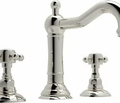 Discount 🔥 ROHL® Acqui® Two Handle Widespread Bathroom Sink Faucet in Polished Nickel 🛒