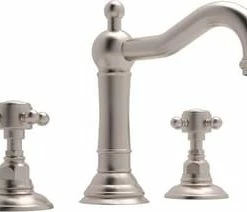Top 10 🔔 ROHL® Acqui Two Handle Widespread Bathroom Sink Faucet in Satin Nickel 😀