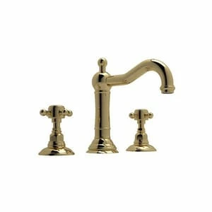 Flash Sale ✨ ROHL® Country Bath Two Handle Bathroom Sink Faucet in Unlacquered Brass ⌛ 3 Flash Sale ✨ ROHL® Country Bath Two Handle Bathroom Sink Faucet in Unlacquered Brass ⌛