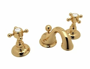 Promo 😀 ROHL® Viaggio® Two Handle Widespread Bathroom Sink Faucet in Inca Brass 🥰 3 Promo 😀 ROHL® Viaggio® Two Handle Widespread Bathroom Sink Faucet in Inca Brass 🥰