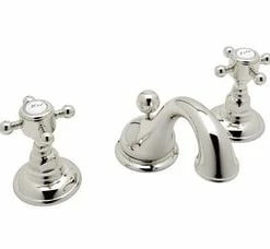 Cheapest ✔️ ROHL® Viaggio® Two Handle Widespread Bathroom Sink Faucet in Polished Nickel 🥰