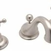 Flash Sale 🎉 ROHL® Viaggio® Two Handle Widespread Bathroom Sink Faucet in Satin Nickel ✨ -ROHL Sales Query 346