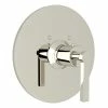 Cheap 🤩 ROHL® Lombardia® Single Handle Bathtub & Shower Faucet in Polished Nickel (Trim Only) 😀 -ROHL Sales Query 369
