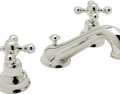 Brand new 🧨 ROHL® Arcana™ Two Handle Widespread Bathroom Sink Faucet in Polished Nickel 👏