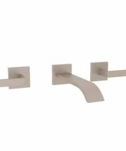 New 🎉 ROHL® Edwardian™ Two Handle Wall Mount Filler in Satin Nickel ⌛