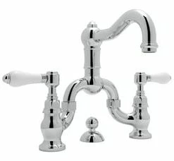 Promo 😀 ROHL® Acqui® Two Handle Bathroom Sink Faucet in Polished Chrome 😍