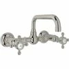 Cheap 😉 ROHL® Country Bath Two Handle Bridge Bathroom Sink Faucet in Polished Nickel 💯 -ROHL Sales Query 409