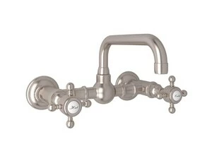 Cheap 🛒 ROHL® Country Bath Two Handle Bridge Bathroom Sink Faucet in Satin Nickel ⭐ 3 Cheap 🛒 ROHL® Country Bath Two Handle Bridge Bathroom Sink Faucet in Satin Nickel ⭐